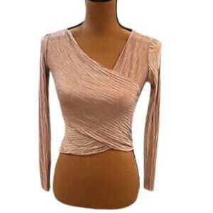 ZARA Criss Cross Crinkle Top – Size S – Like New
